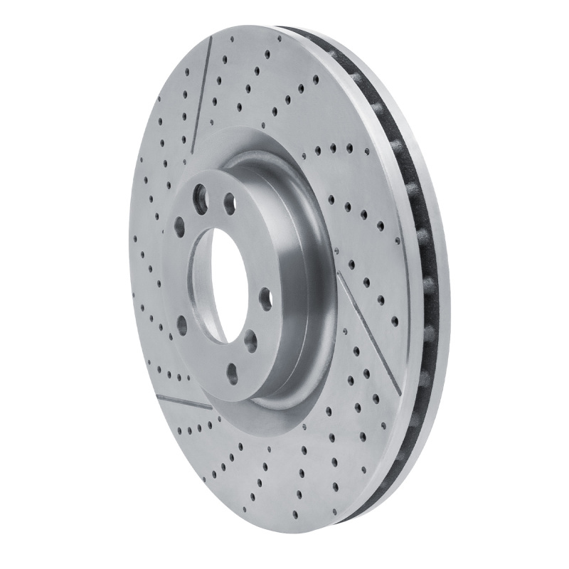 Mercedes-Benz G63 AMG Brake Rotor (1) - Front - R1 Concepts - Drilled and Slotted - `13-`18